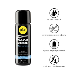 Анальна змазка pjur backdoor Comfort water glide 30 мл на водній основі з гіалуроном - - фото №2