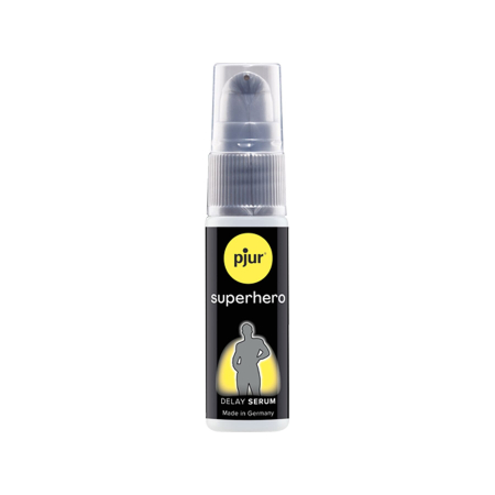Пролонгувальний гель pjur Superhero Serum 20 мл, створює невидиму плівку, що знижує чутливість - фото