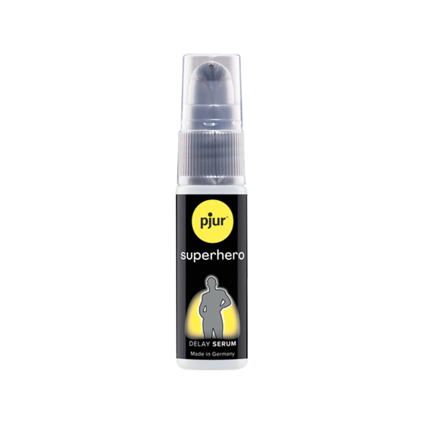 Пролонгувальний гель pjur Superhero Serum 20 мл, створює невидиму плівку, що знижує чутливість - фото