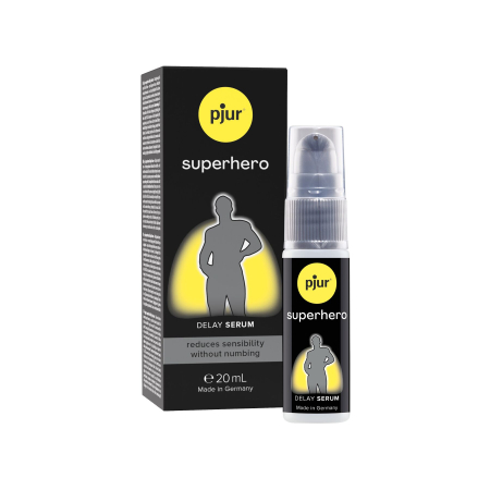 Пролонгувальний гель pjur Superhero Serum 20 мл, створює невидиму плівку, що знижує чутливість - фото №4