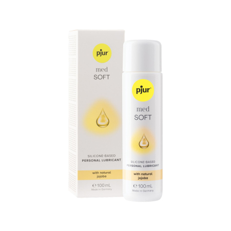 Силіконова змазка pjur MED Soft glide 100 мл з олією жожоба для дуже сухої та чутливої шкіри - фото №4
