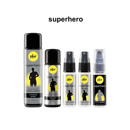 Пролонгувальний спрей pjur Superhero Strong Spray 20 ml, з екстрактом імбиру, всотується в шкіру - фото №5