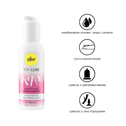 Крем-лубрикант для іграшок pjur Toy Lube (100 мл) на гібридній основі, не стікає - - фото №2