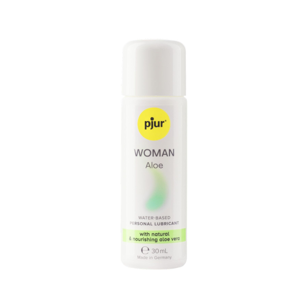 Лубрикант на водній основі pjur Woman Aloe 30 мл з екстрактом алое, зволожувальний, без парабенів - фото