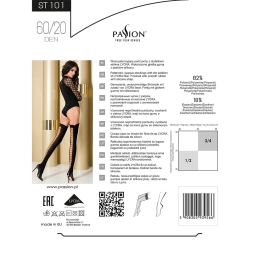 Панчохи Passion ST101 1/2 nero - - фото №4