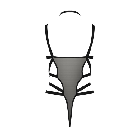 Боді-монокіні Passion Exclusive HAGAR BODY S/M, black - фото №6