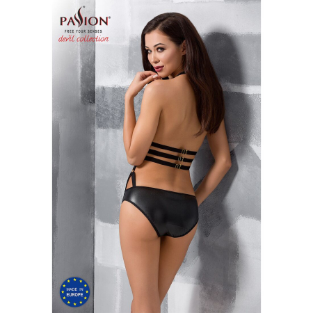 Боді монокіні під латекс Passion Exclusive LAMIS BODY L/XL, black - фото №4