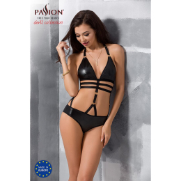 Боді монокіні під латекс Passion Exclusive LAMIS BODY L/XL, black - - фото №3