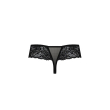 Трусики Passion Exclusive ABLA THONG L/XL, black - фото №6