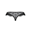 Трусики з оборками Passion Exclusive DONIA THONG L/XL, black - фото №6