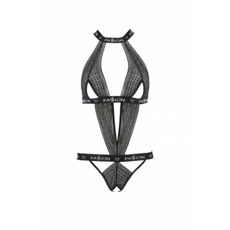 Напівпрозоре боді з вирізами Passion Exclusive Mirajane Body black S/M, black - фото №5