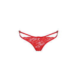 Трусики на зав'язочках з боків Passion Exclusive WARDA THONG S/M, red - - фото №5