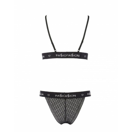 Комплект білизни Passion Exclusive GLAMISS SET S/M, black - фото №4