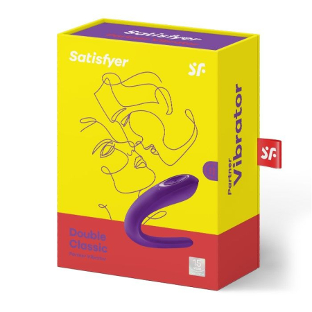 Вібратор для пар Satisfyer Double Classic з одним моторчиком - фото №3