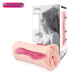 Мастурбатор-вагіна двошаровий Kokos Nara Double Layer - - фото №6