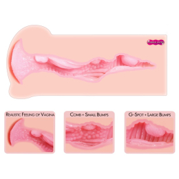 Мастурбатор-вагіна двошаровий Kokos Haru Double Layer - - фото №4