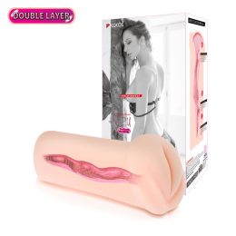 Мастурбатор-вагіна двошаровий Kokos Haru Double Layer - - фото №5