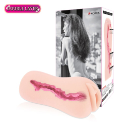 Мастурбатор-вагіна двошаровий Kokos Sanda Double Layer - - фото №6