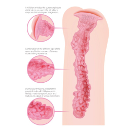 Мастурбатор-вагіна двошаровий Kokos Sandara Double Layer - - фото №7
