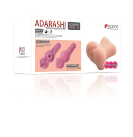 Мастурбатор-вагіна двошаровий Kokos Adarashi -1 Double Layer doggy-style - - фото №9