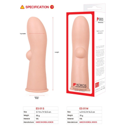 Насадка на член Kokos Extreme Sleeve ES.01 розмір M - - фото №4