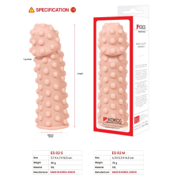 Насадка на член Kokos Extreme Sleeve ES.02 розмір M - - фото №5