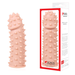 Насадка на член Kokos Extreme Sleeve ES.03 розмір M, потовщувальна, стимулюючий рельєф - - фото №4