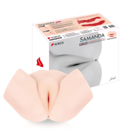 Мастурбатор-півторс Kokos Samanda, два входи: вагіна і попка - - фото №7