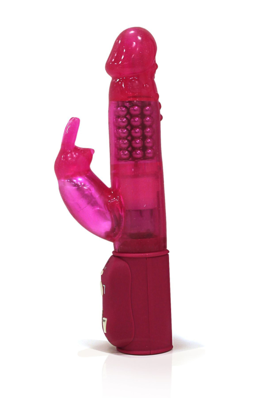 Вібратор-кролик Dorcel Orgasmic Rabbit Pink з перлинним масажем 