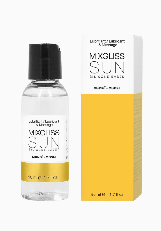 Лубрикант на силиконовій основі MixGliss SUN MONOI (50 мл) з ароматом олії Маноі - фото