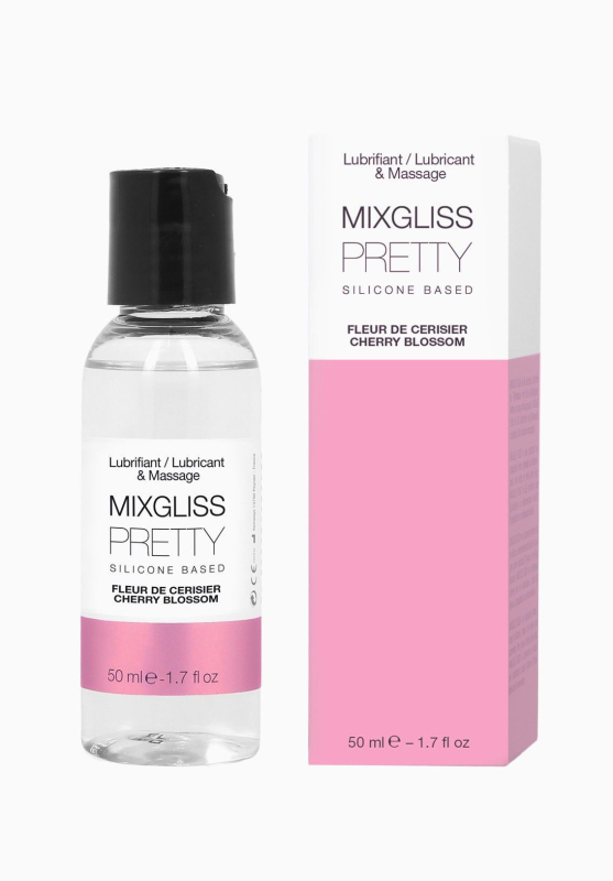 Лубрикант на силіконовій основі MixGliss PRETTY - FLEUR CERISIER (50 мл) з ароматом квіток вишні - фото