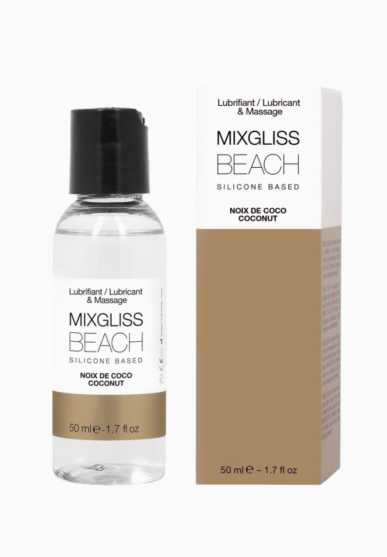 Лубрикант на силіконовій основі MixGliss BEACH - NOIX DE COCO (50 мл) з ароматом кокоса 