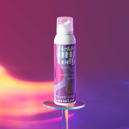 Масажна піна Love To Love TICKLE MY BODY Strawberry (150 мл) зволожувальна - фото №2