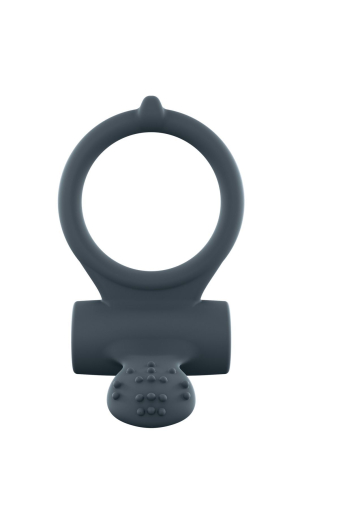 Ерекційне кільце Dorcel Power Clit Plus з вібрацією, перезаряджається, з язичком та щіточкою №2
