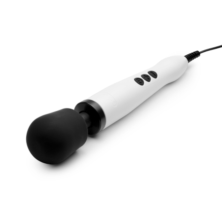 Вібромасажер DOXY Original White, дуже потужний, живлення 220В, пульсівні вібрації - фото №5