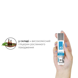 Змазка на водній основі JO H2O ORIGINAL (30 мл) оліїста і гладенька, рослинний гліцерин - - фото №4