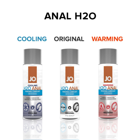 Анальна змазка JO ANAL H2O — WARMING (60 мл) розігрівальна, на водній основі - фото №5