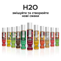 Змазка на водній основі JO H2O — Raspberry Sorbet (30 мл) без цукру, рослинний гліцерин - - фото №5