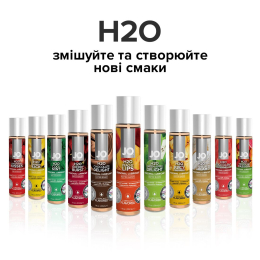 Змазка на водній основі JO H2O — Peachy Lips (30 мл) без цукру, рослинний гліцерин - №5