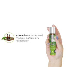 Змазка на водній основі JO H2O — Green Apple (30 мл) без цукру, рослинний гліцерин - - фото №4
