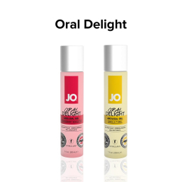 Гель для оральних пестощів JO Oral Delight — Strawberry Sensation (30 мл), ефект холод-тепло - - фото №6