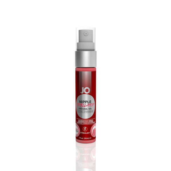 Гель для стимуляції сосків JO Nipple Titillator Strawberry (30 мл), ментол та перцева м’ята 