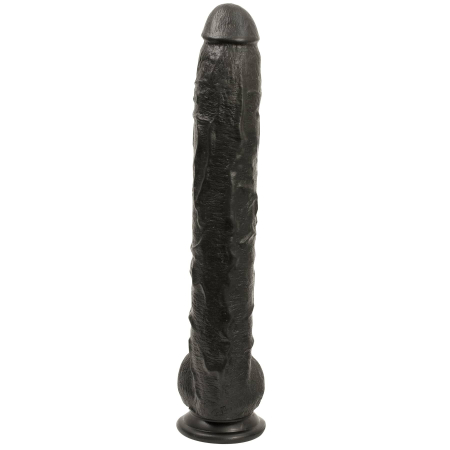 Фалоімітатор Doc Johnson Dick Rambone Cock Black, діаметр 6 см, довжина 42 см, ПВХ - фото №4