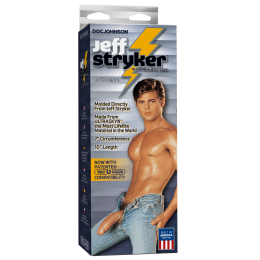 Фалоімітатор Doc Johnson Jeff Stryker White - ULTRASKYN, діаметр 5,4 см, Vac-U-Lock - - фото №2