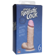 Фалоімітатор Doc Johnson The Realistic Cock 6 inch White – ULTRASKYN, Vack-U-Lock, діаметр 4,3 см - фото №2