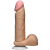 Фалоімітатор Doc Johnson The Realistic Cock 8 inch White - ULTRASKYN, Vack-U-Lock, діаметр 5,1 см - фото