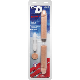 Фалоімітатор подвійний Doc Johnson The D - Double D - 16 Inch - ULTRASKYN, діаметр 4,4 см, Vack-U-Lo - - фото №5