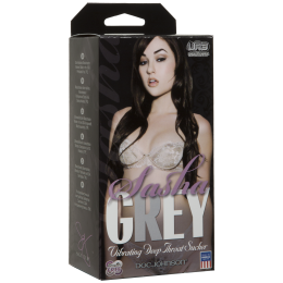Вібромастурбатор ротик Doc Johnson Sasha Grey - Ultraskyn Vibrating Deep Throat Sucker - - фото №2