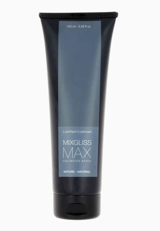 Анальний гель-змазка MixGliss MAX NATURE (150 мл) на водній основі з екстрактом алое 