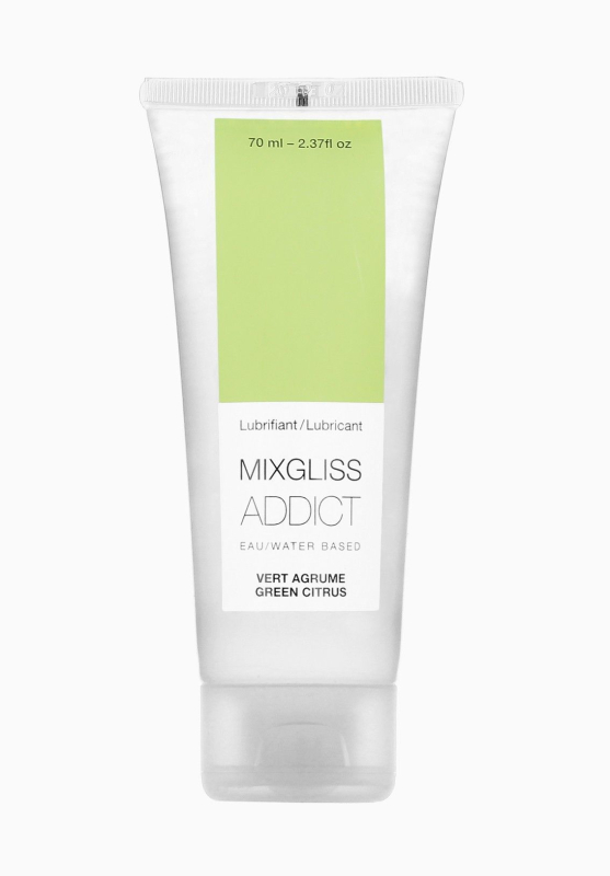 Лубрикант на водній основі MixGliss Addict Green Citrus (70 мл) лайм - фото